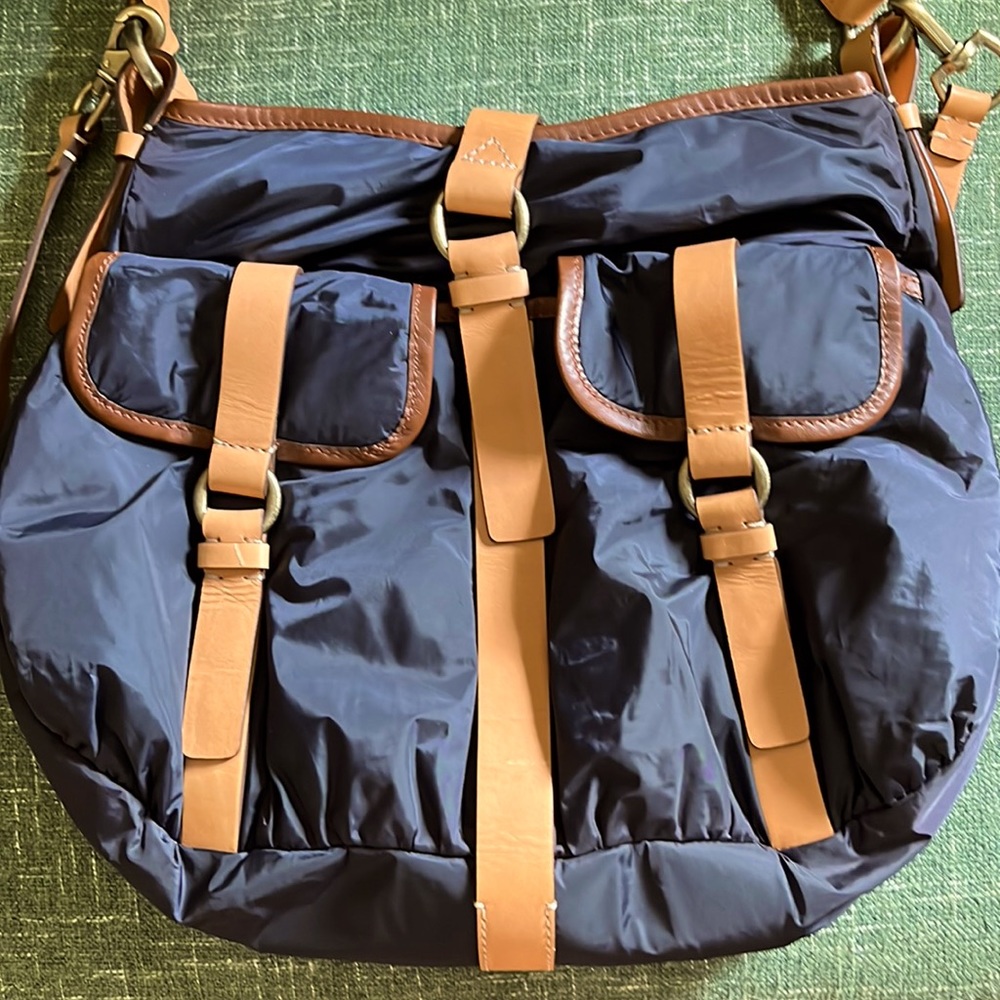 Cole Haan Nylon and Leather Crossbody